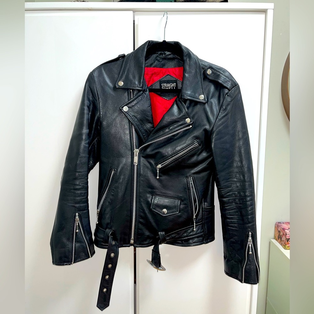 Straight to Hell Leather Jacket